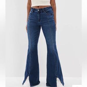 American Eagle Next Level Stretch Festival Flare Jeans